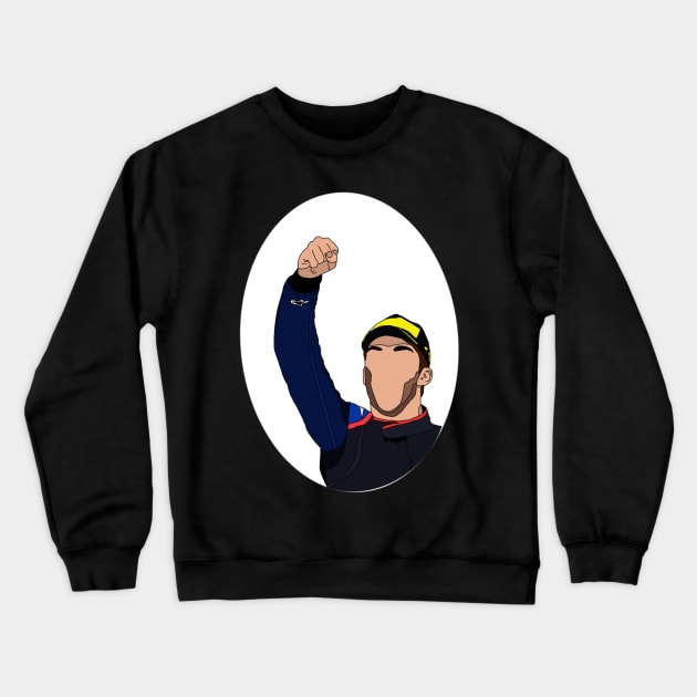 Pierre Gasly podium celebration Crewneck Sweatshirt by royaldutchness